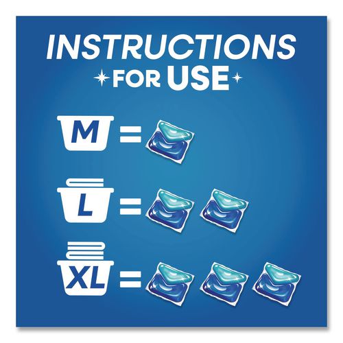 Image of Persil® 24200 05515 Ultra Pacs Original Everyday Clean HE Laundry Detergent, 76 Pods/Tub, 4 Tubs/Carton