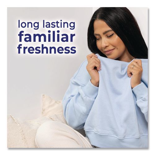 Image of Snuggle® 72613 47452 Blue Sparkle Cuddle-Up Fresh Liquid Fabric Conditioner, 66 oz Bottle, 6/Carton