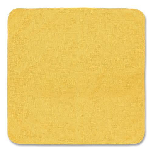 Image of Rubbermaid® Commercial 1820580 Light Commercial Microfiber Cleaning Cloths, 12 x 12, Yellow, 24/Pack
