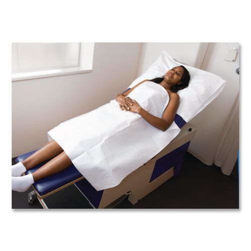 Image of TIDIÂ® Disposable Tissue Drape Sheets, 40 X 48, White, 100/carton