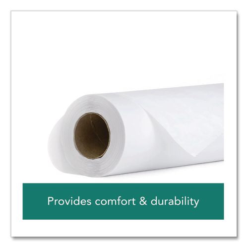 Image of TIDIÂ® Choice Exam Table Paper Roll, Crepe Texture, 21" X 125 Ft, White, 12/carton