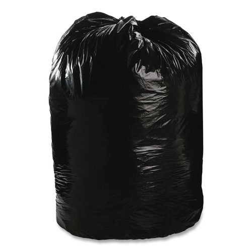 Image of Stout® by Envision T4349B15 Total Recycled Content Plastic Trash Bags, 56 gal, 1.5 mil, 43" x 49", Black/Brown, 100/Carton