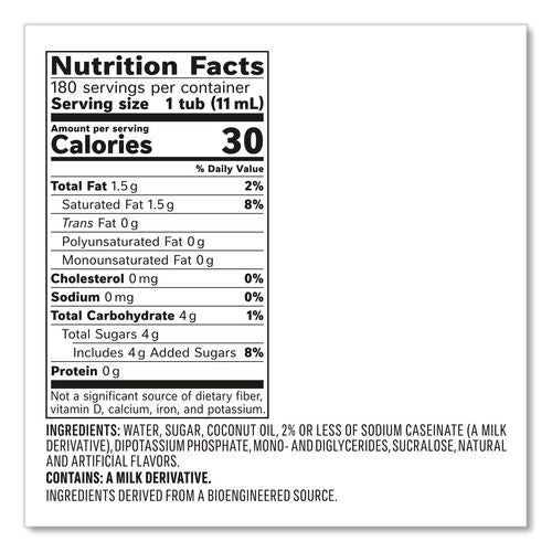 Image of Coffee mateÂ® Bulk Liquid Coffee Creamer, Italian Sweet Cream, 0.38 oz Mini Cups, 180/Carton
