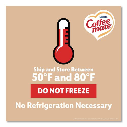 Image of Coffee mate® 11000372 Liquid Coffee Creamer, Original, 0.38 Oz Mini Cups, 360/carton
