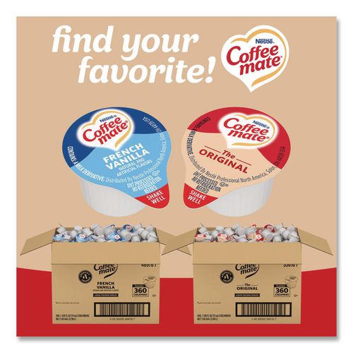 Image of Coffee mate® 11000372 Liquid Coffee Creamer, Original, 0.38 Oz Mini Cups, 360/carton