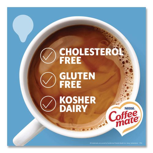 Image of Coffee mate® 11000373 Liquid Coffee Creamer, French Vanilla, 0.38 Oz Mini Cups, 180/carton