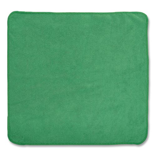 Image of Rubbermaid® Commercial 1820578 Microfiber Cleaning Cloths, 12 X 12, Green, 24/pack
