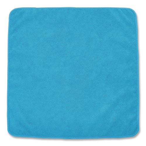 Image of Rubbermaid® Commercial 1820579 Microfiber Cleaning Cloths, 12 X 12, Blue, 24/pack