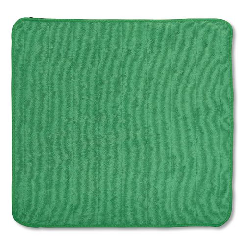 Image of Rubbermaid® Commercial 1820582 Microfiber Cleaning Cloths, 16 X 16, Green, 24/pack