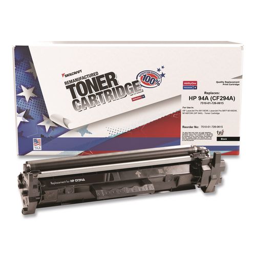 Image of Remanufactured Toner Cartridge for HP CF294A - Page Yield 1,200 - Black, 1 Each