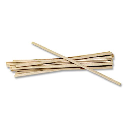 Image of Berkley Square BEP9041290 Wood Beverage Stirrers, 5.5", Natural, 1,000/pack