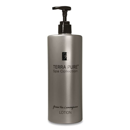 Image of Diversified Hospitality Solutions AIR13TPL480 Terra Pure Body Lotion Air Pump, 16.23 oz Bottle, Green Tea and Lemongrass Scent,12/Carton