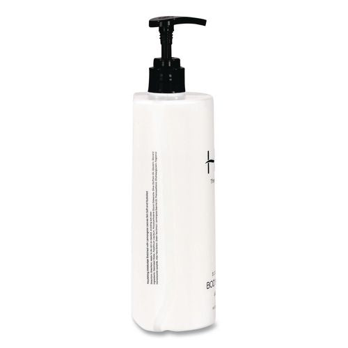 Image of Diversified Hospitality Solutions AIR08-H20-L480 H2O Therapy Body Lotion Air Pump, 16.23 oz Bottle, White Tea and Lemongrass Scent, 12/Carton