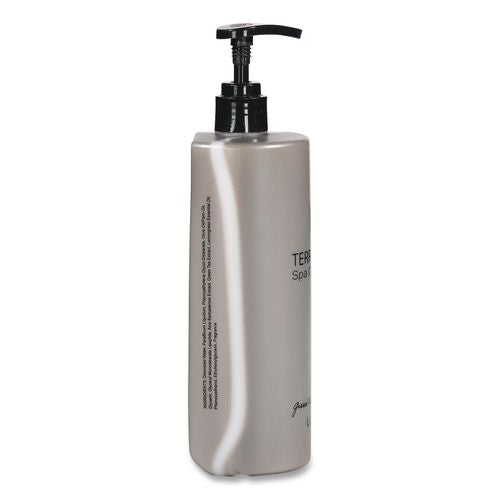 Image of Diversified Hospitality Solutions AIR13TPL480 Terra Pure Body Lotion Air Pump, 16.23 oz Bottle, Green Tea and Lemongrass Scent,12/Carton