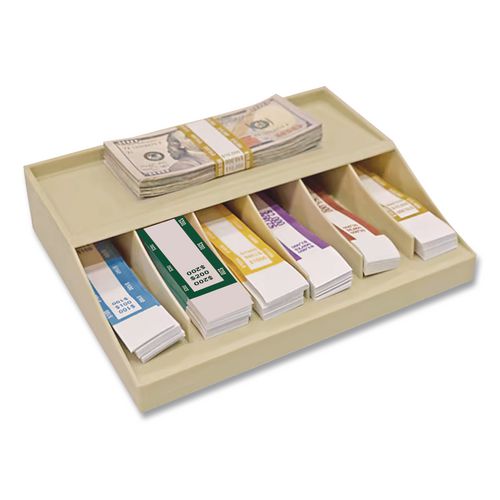 Image of CONTROLTEK® 560017 Currency Straps, Self-Adhesive, Twos, $200 Strap, Green/White, 1,000/Pack