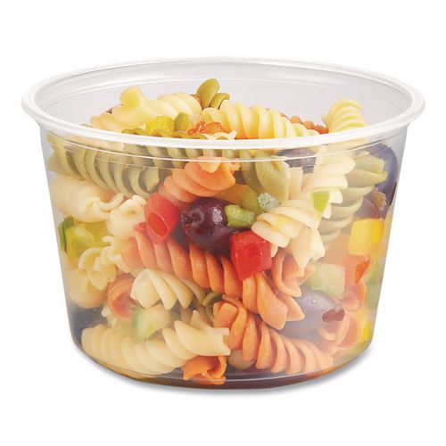 Image of WNA WNA APCTR16 Deli Containers, 16 oz, Clear, Plastic, 50/Pack, 10 Packs/Carton