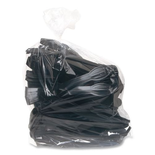 Image of WNA WNA A7TSBL Caterline Tongs, Plastic, 9", Black, 48/Carton
