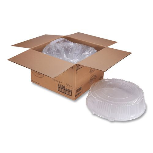 Image of WNA WNA A16PETDM Caterline Dome Lids, 16" Diameter x 2.75" h, Clear, Plastic, 25/Carton