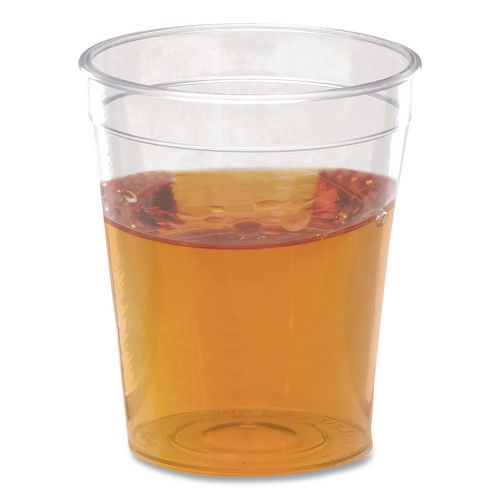Image of WNA WNA P20 Comet Plastic Portion/shot Glass, 2 Oz, Clear, 50/pack, 50 Packs/carton