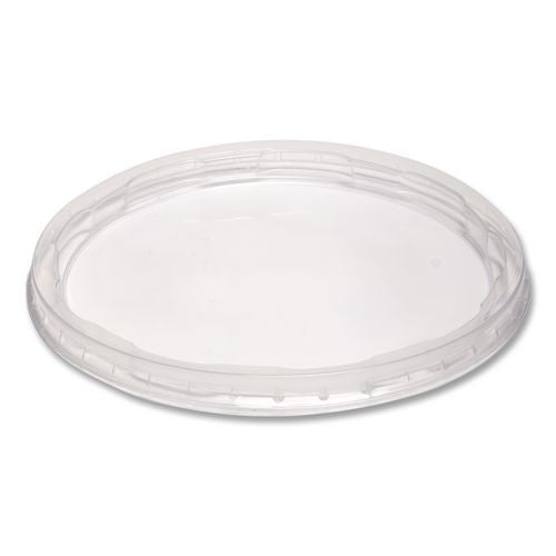 Image of WNA WNA APCTRLID Deli Container Lids, Plug-Style, Clear, Plastic, 50/Pack, 10 Packs/Carton