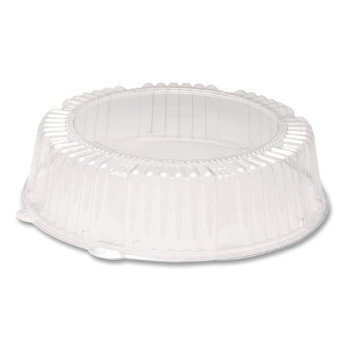Image of WNA WNA A12PETDM Caterline Dome Lids, 12" Diameter x 2.75" h, Clear, Plastic, 25/Carton