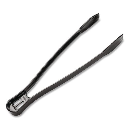 Image of WNA WNA A7TSBL Caterline Tongs, Plastic, 9", Black, 48/Carton