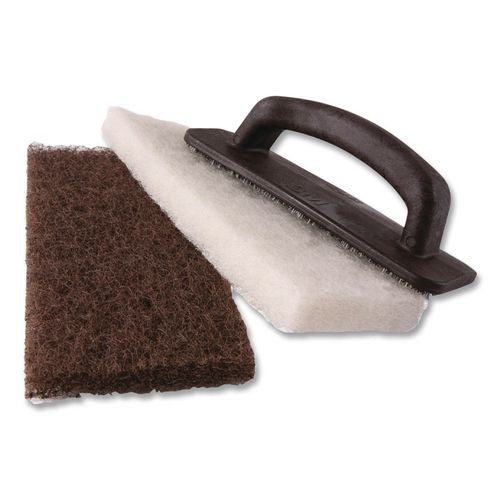 Image of 3M 8541 Doodlebug Utility Pad, 4.62 x 10, Brown, 10/Carton