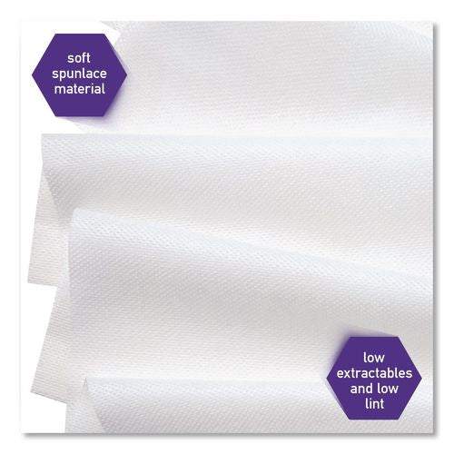 Image of Kimtech 06121 SCOTTPURE Critical Task Wipers, 1/4 Fold, 12 x 15, White, 100/Box, 4/Carton