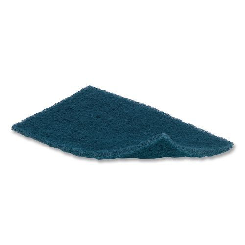 Image of 3M 8242 Doodlebug Medium-Duty Scrub Pad, 4.62 x 10, Blue, 10/Carton