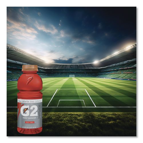 Image of Gatorade® QUA20405 G2 Perform 02 Low-Calorie Thirst Quencher, Fruit Punch, 20 Oz Bottle, 24/carton