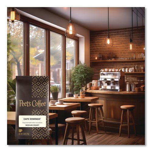 Image of Peet's Coffee & Tea® 504918 Coffee Portion Packs, Cafe Domingo Blend, 2.5 Oz Frack Pack, 18/box