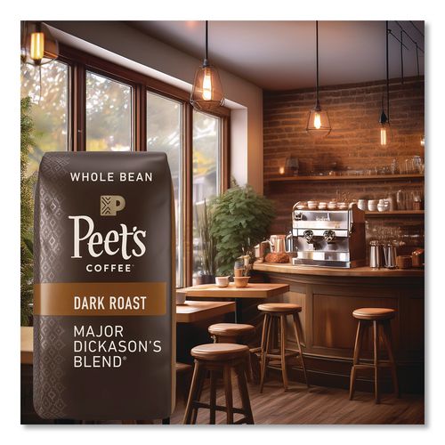 Image of Peet's Coffee & Tea® 500705 Bulk Coffee, Major Dickason's Blend, Whole Bean, 1 Lb Bag