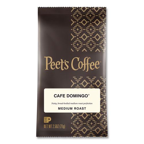 Image of Peet's Coffee & Tea® 504918 Coffee Portion Packs, Cafe Domingo Blend, 2.5 Oz Frack Pack, 18/box