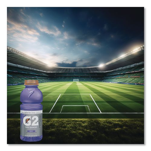 Image of Gatorade® QUA20406 G2 Perform 02 Low-Calorie Thirst Quencher, Grape, 20 Oz Bottle, 24/carton