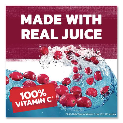 Image of Ocean SprayÂ® Cranberry Juice Cocktail, Cranberry, 10 oz Bottle, 24/Carton
