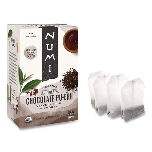 Image of Numi® 10360 Organic Tea, Chocolate Puerh, 16/box