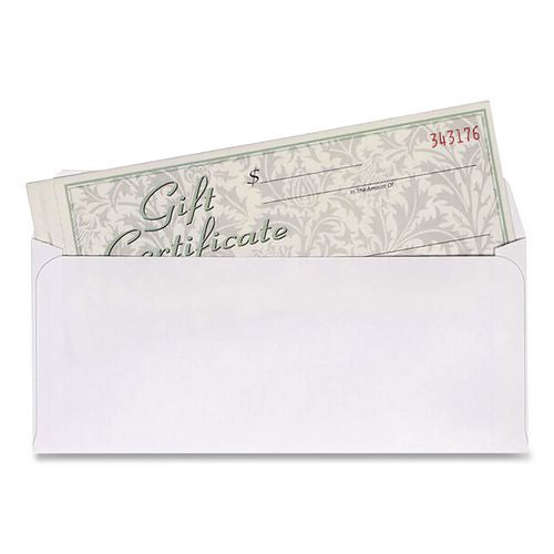 Image of Adams® GFTC1 Gift Certificates With Envelopes, 8 X 3.4, White/canary, 25/book