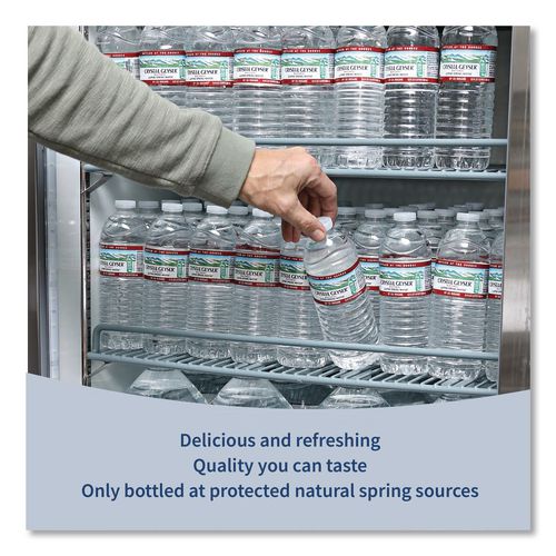 Image of Crystal Geyser® 24514 7 Alpine Spring Water, 16.9 oz Bottle, 24/Carton, 84 Cartons/Pallet