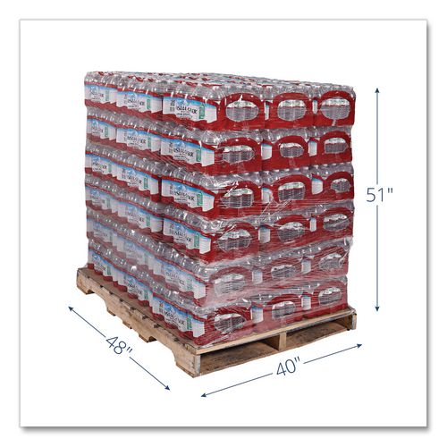 Image of Crystal Geyser® 35001 8 Alpine Spring Water, 16.9 oz Bottle, 35/Carton, 54 Cartons/Pallet