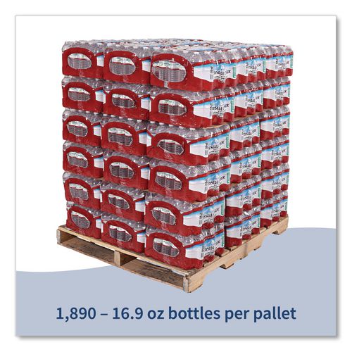 Image of Crystal Geyser® 35001 8 Alpine Spring Water, 16.9 oz Bottle, 35/Carton, 54 Cartons/Pallet