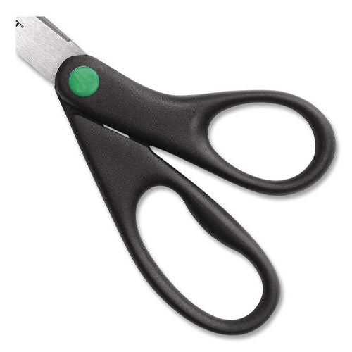 Image of Westcott® 13138 KleenEarth Scissors, 9" Long, 3.75" Cut Length, Straight Black Handle