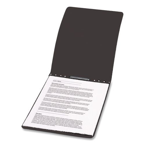 Image of ACCO A7017041 Presstex Report Cover W/tyvek Reinforced Hinge, Top Bound, Two-Piece Prong Fastener, 3" Capacity, 8.5 X 11, Black/black