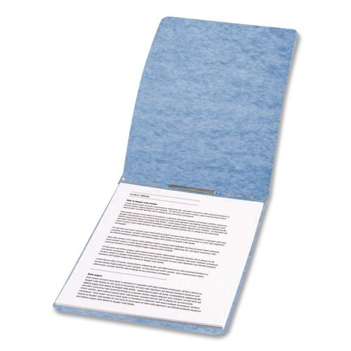 Image of ACCO A7019022A Presstex Report Cover With Tyvek Reinforced Hinge, Top Bound, Two-Piece Prong Fastener, 2" Capacity, 8.5 X 14, Light Blue
