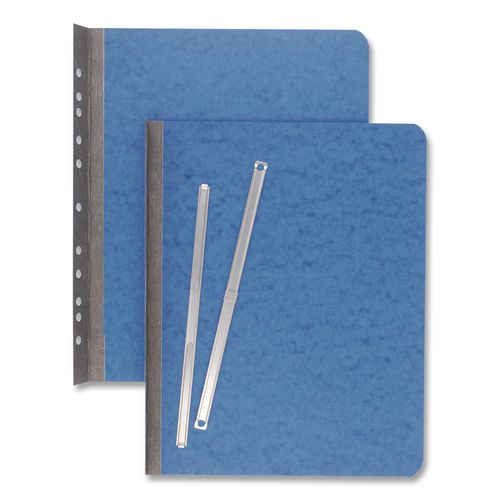 Image of ACCO A7025072A Presstex Report Cover With Tyvek Reinforced Hinge, Side Bound, Two-Piece Prong Fastener, 3" Capacity, 8.5 X 11, Light Blue