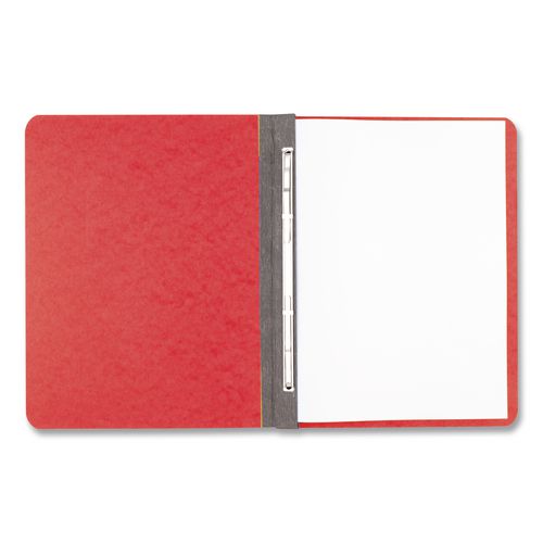 Image of ACCO A7025979A Pressboard Report Cover With Tyvek Reinforced Hinge, Two-Piece Prong Fastener, 3" Capacity, 8.5 X 11, Executive Red