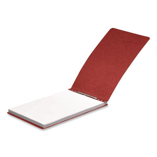 Image of ACCO Pressboard Report Cover with Tyvek Reinforced Hinge, Two-Piece Prong Fastener, 3" Capacity, 11 x 17, Red/Red