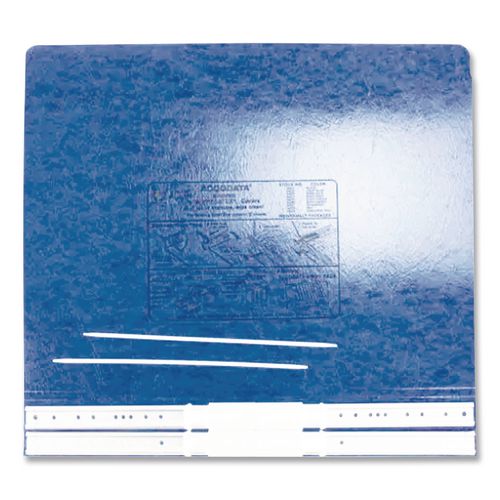 Image of ACCO A7054072A Presstex Covers With Storage Hooks, 2 Posts, 6" Capacity, 14.88 X 11, Light Blue