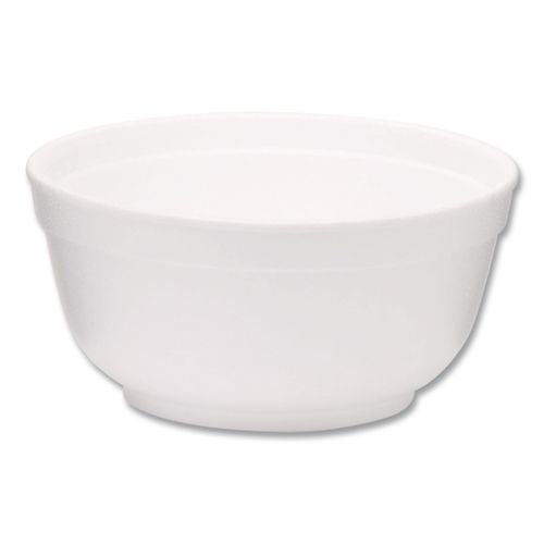 Image of WinCup® 221990 Foam Bowls, Squat Style, 8 oz, White, 1,000/Carton