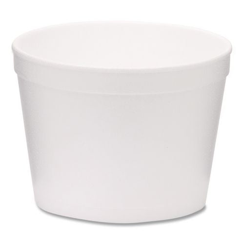 Image of WinCup® 221998 Foam Containers, Tall Style, 12 oz, White, 500/Carton