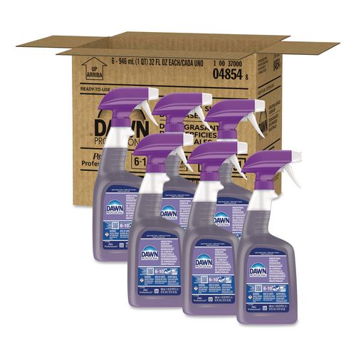 Image of Dawn® Professional 04854 Heavy Duty Degreaser Spray, 32 oz Bottles, 6 Bottles and 2 Trigger Sprayers/Carton